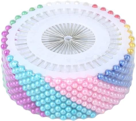 Straight Pins With Pearl Heads 480 Pcs Colorful Round Pearl Decorative