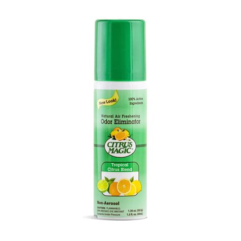 Citrus Magic Natural Odor Eliminating Air Freshener Spray Tropical