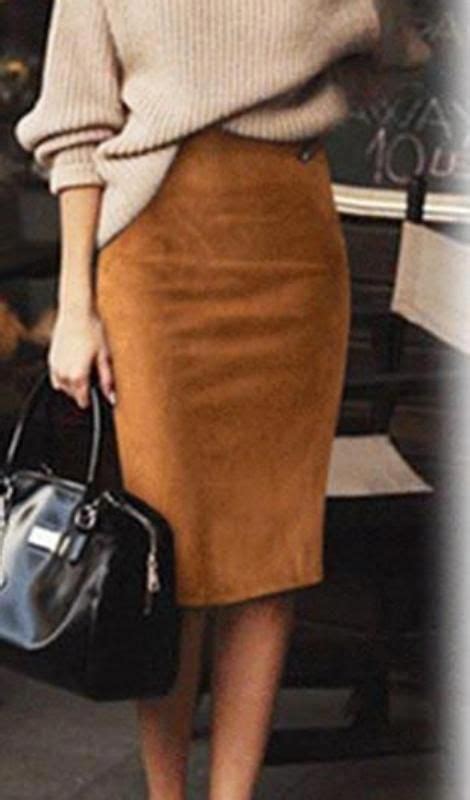 Pencil Skirt Casual Outfit Pencilskirts Work Outfits Women Midi