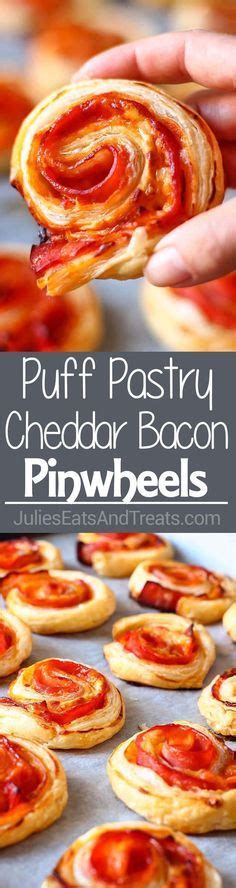 Puff Pastry Bacon Pinwheels With Cheddar Easy And Fast Puff Pastry
