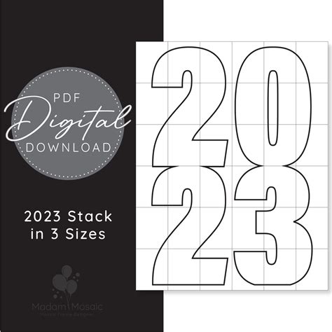 2023 Stack Digital Mosaic Template Madam Mosaic