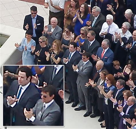 Tom Cruise Und John Travolta Feiern Scientology Megabau