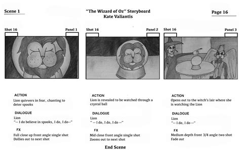 Wizard Of Oz Haunted Forest Scene Storyboard On Behance