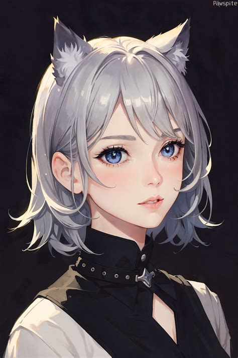 Artstation Catgirl Portrait