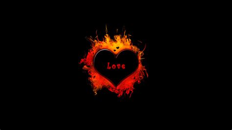 1920x1080 1920x1080 Love Flame Heart Coolwallpapersme