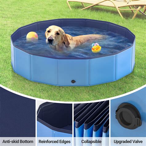 くださいま 特別価格khuwan Foldable Dog Pool 48 X 12 Collapsible Pet