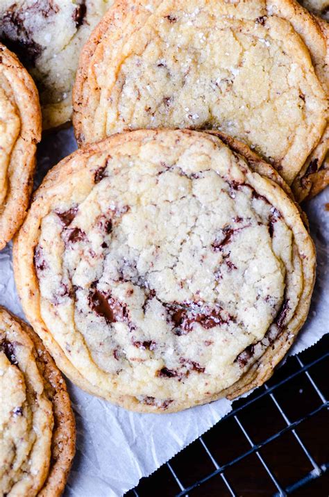Pan Banging Chocolate Chip Cookies Recipe Something Swanky