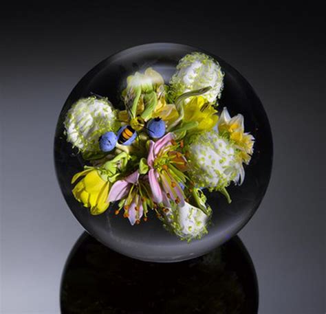 Glass Artist Paul Stankard S Exhibit At Wheatonarts Features Glass Works Poetry