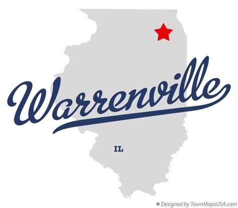 Map Of Warrenville Il Illinois