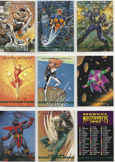 1993 Marvel Cards Value Cards Info