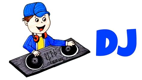 How To Draw Dj Dj Drawing Easy Draw Dots Youtube