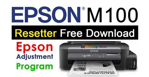 Enter the product name & select operating system. Epson M100 Resetter Adjustment Program Free Download in 2020 | Free download, Epson, Tank printer