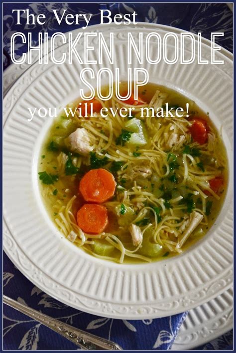 Take bacon out of the pot but leave the grease (this adds soo much flavor to the soup!) add in the garlic, followed by the chicken broth. How To Make Perfect Chicken Noodle Soup - StoneGable