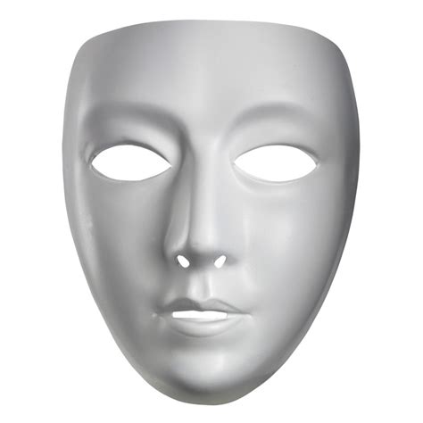 White Female Blank Mask The Costume Shoppe