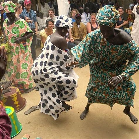 Senegal Women Doing A Dance Ritual Dancing And Music Is An Important
