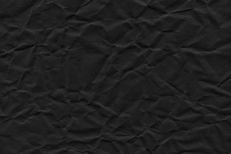 Black Crumpled Paper Textures 648236 Textures Design Bundles