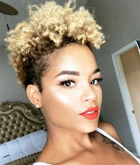 21 Short Blonde Hairstyles For Black Women New Natural