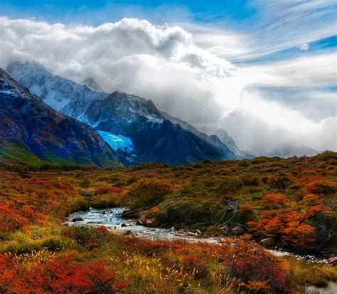 Andes Mountains Patagonia Argentina Lovely Autumn Pinterest