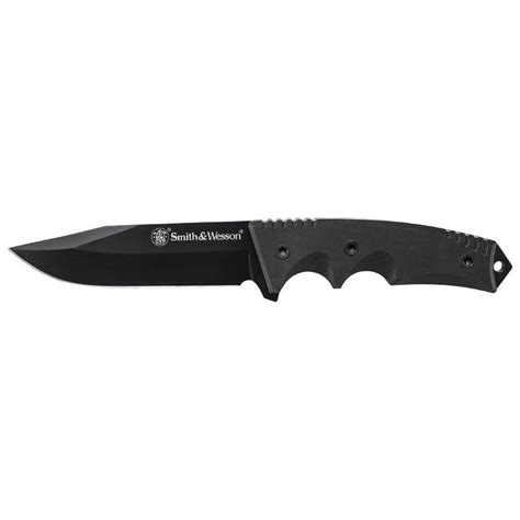 Smith And Wesson Full Tang Fixed Blade Knife 665272 Tactical Knives At