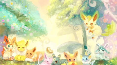 Eevee Evolution Hd Desktop Wallpapers Wallpaper Cave