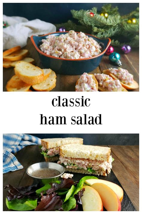 Classic Ham Salad Recipe Ham Salad Ham Appetizers Pork Recipes