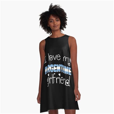 i love my argentine girlfriend design a line dress by dt a line dress mommy and me shirt