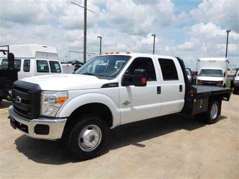Ford F 350 Super Duty 4wd Flatbed Long Bed 6 7l Diesel 2015