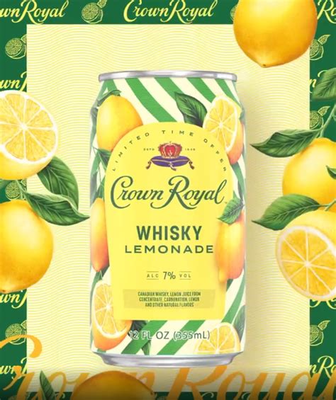 Crown Royal Launches Ready To Drink Whisky Lemonade Unsobered