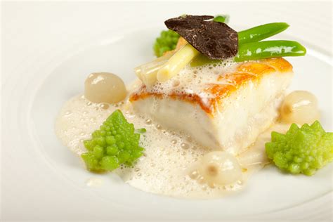 Fillet Of Turbot With Baby Leeks And Morels