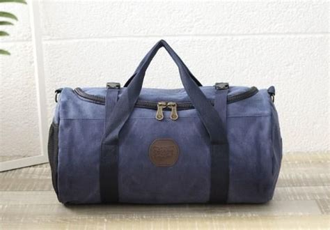 Download casual stylish blue Edgy Duffel Bag- front view | Bags ...