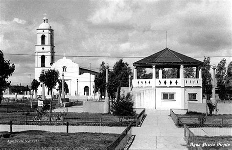 Plaza Principal 1957 De Agua Prieta Sonora Mexico Fotos De Mexico