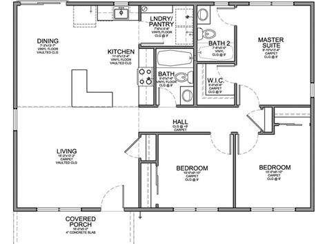 The best small 3 bedroom house floor plans. Small House Plan With 3 Bedrooms - 2020 Ideas