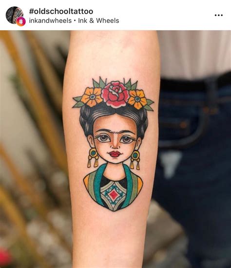 Frida Kahlo Tattoo By Andrea Morales Post Artofit