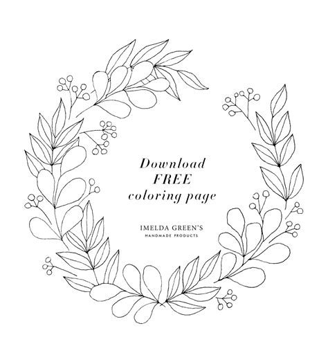 Don't miss out on the latest color trends, educational webinars, promotions and more. January floral wreath - downloadable colouring page #1 in ...