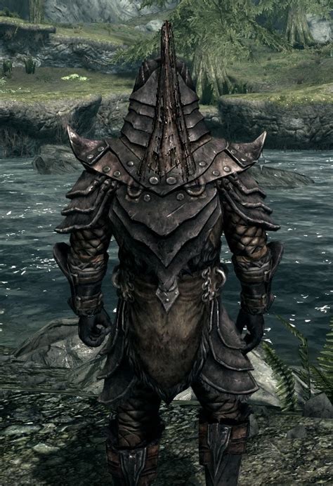 Back View Of Orcish Armor Varones