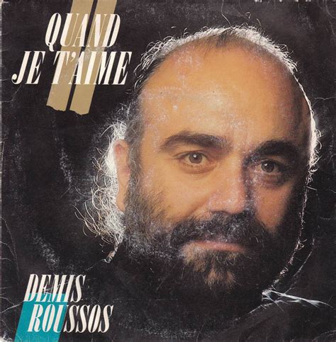 Quand Je Taime By Démis Roussos Sp With Pitouille Ref116978916