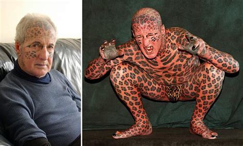 Leopard Man Of Skye Tom Leppard Who Was Worlds Most Tattooed Male