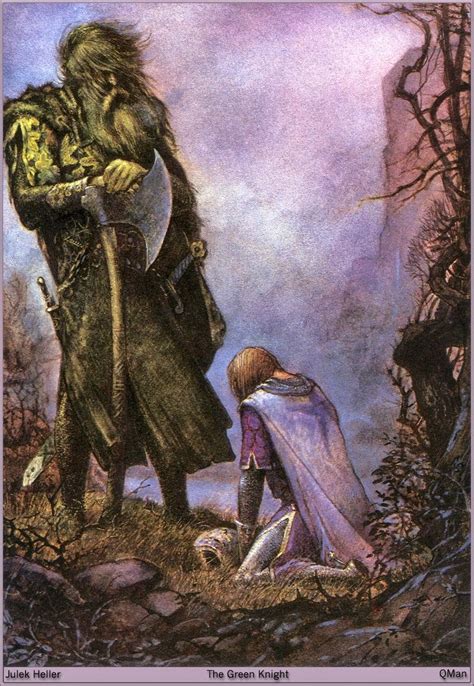 The green knight was a character featured in the classic poem sir gawain and the green knight (fourteenth century) and its derivative the green knight (c. Kirkland English 271: Sir Gawain and the Green Knight
