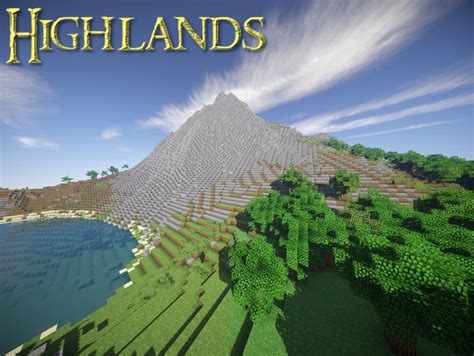 Highlands Custom Terrain Minecraft Map