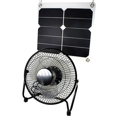 Western Harmonics Solar Dc Powered Shutter Exhaust Fan Gardening