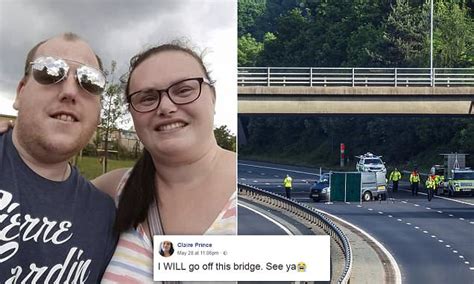 i will go off this bridge tragic final facebook post of woman 32 who fell to her death