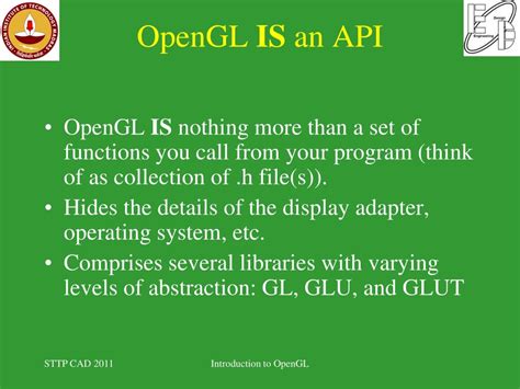 Ppt Introduction To Opengl Powerpoint Presentation Free Download