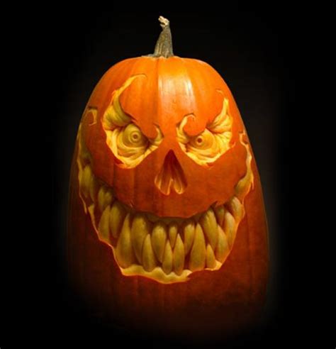 55 Epic Scary 3d Pumpkin Carving Face Ideas From Talented