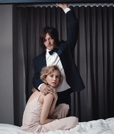 Norman Reedus And Diane Kruger For Gq Norman Reedus Celebrities Norman