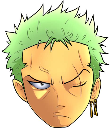 Download Zoro Face No Ref By Cromarlimo On Deviantart Kepala One