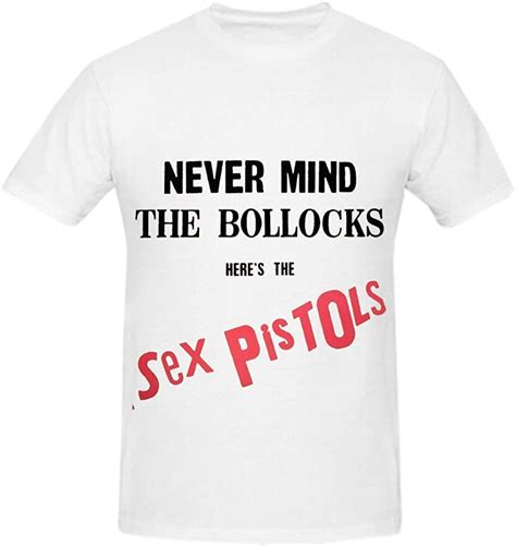 Sex Pistols Never Mind The Bollocks Heres Rock Men Crew Neck Cotton