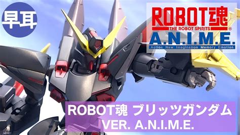 Robot魂 ブリッツガンダム Ver Anime Robot Spirits Gat X207 Blitz Gundam