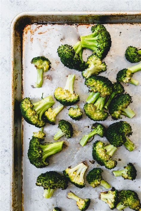 Oven Roasted Broccoli With Garlic Parmesan And Lemon House Of Nash Eats