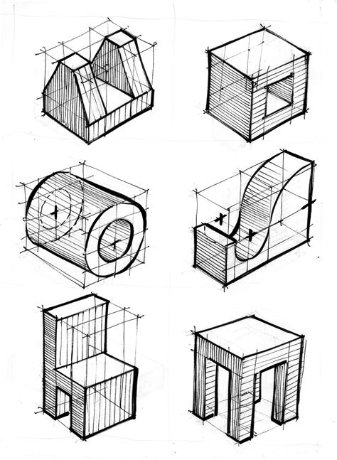 Exercises For 1 2 And 3 Vanishing Points Conical Perspective 4