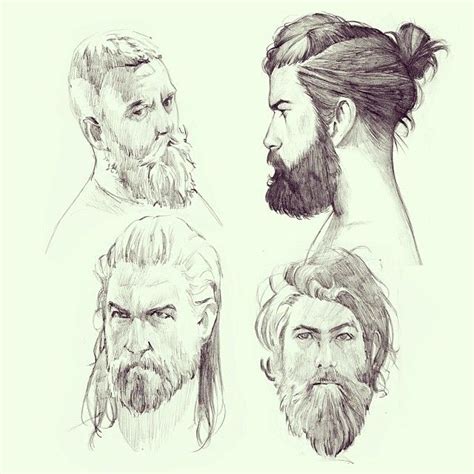 Male Heads Character Design Concept Art Design Idea Male Man